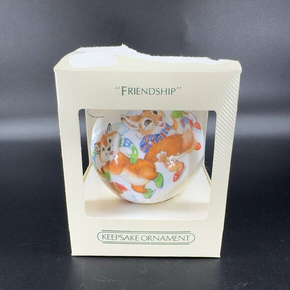 Hallmark Unbreakable Friendship Ornament 1980s Vintage Keepsake Christmas Boxed - Picture 12 of 15